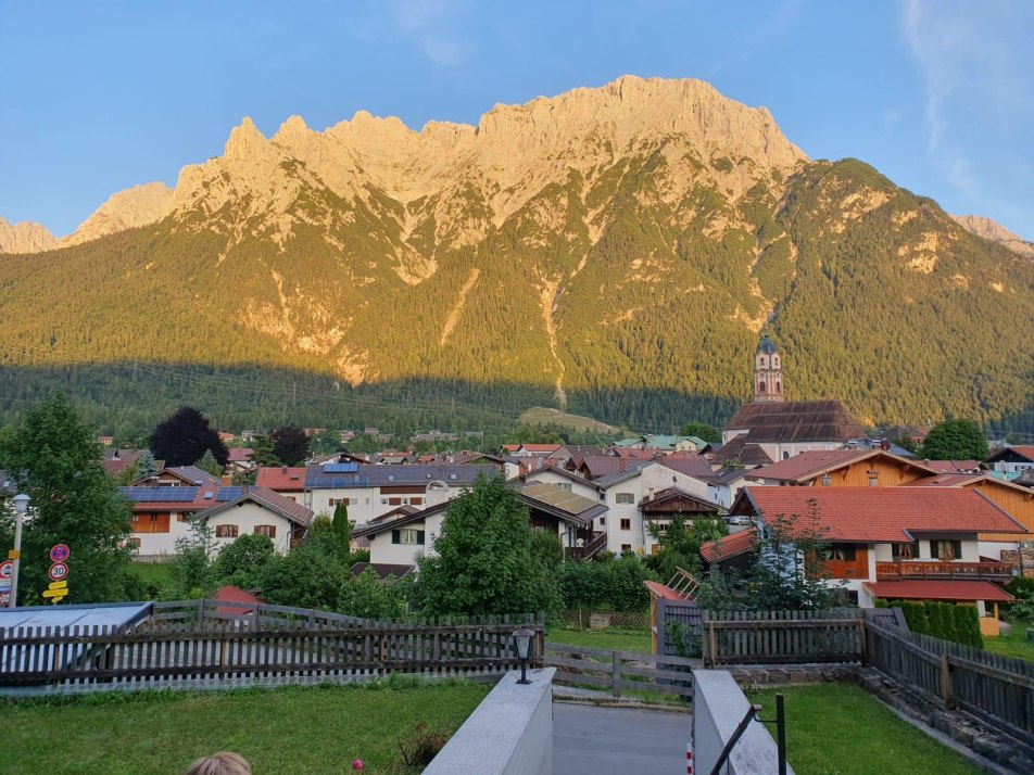 wunderschöner Blick auf Karwendel