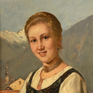 Sonderausstellung Maler.Menschen.Mittenwald - Fritz Prölß im Geigenbaumuseum Mittenwald, © Öl auf Leinwand, 1926, Privatbesitz