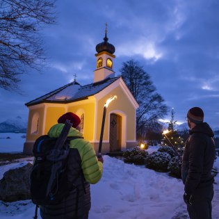 Fackelwanderung, © Alpenwelt Karwendel / Pierre Johne