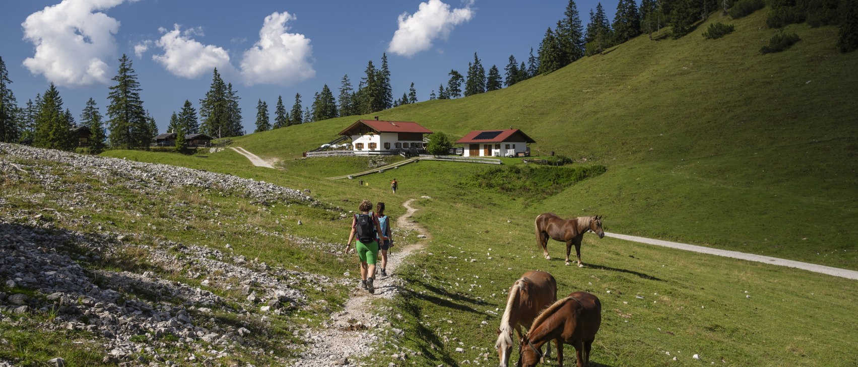 Wanderung auf die Fischbachalm bei Krün, © Alpenwelt Karwendel | Pierre Johne