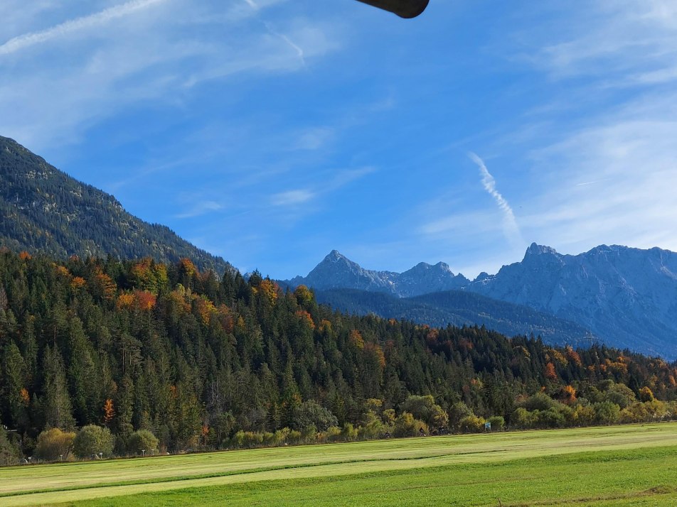 Panoramablick Krün Bayern