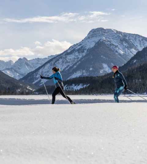 Cross-country trails with panorama in the Alpenwelt Karwendel: Kandaloipe near Wallgau, © Oberbayern.de | Foto: Peter v. Felbert