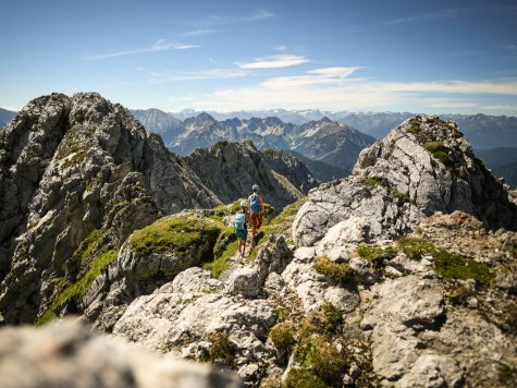 Aussicht am Mittenwalder Klettersteig, © Alpenwelt Karwendel | Philipp Gülland
