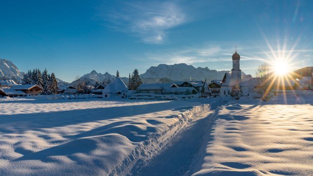 Ein Genuss für jeden Winterfan - Urlaub im Winter in Wallgau an der Isar, © Alpenwelt Karwendel | Kriner & Weiermann