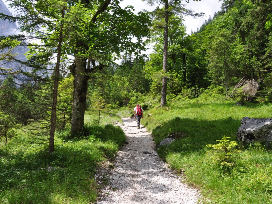 Reintalangerhütte - Bequemer Zustieg auf schmalen Pfaden, © DAV Sektion München