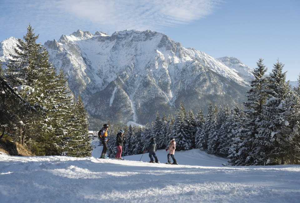 Skifreuden am Familienparadies Kranzberg, © Alpenwelt Karwendel | André Alexander@formgestalter