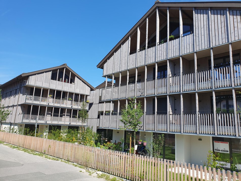 Modern residential complex in Mittenwald