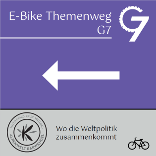 Wegweiser G-7 Route