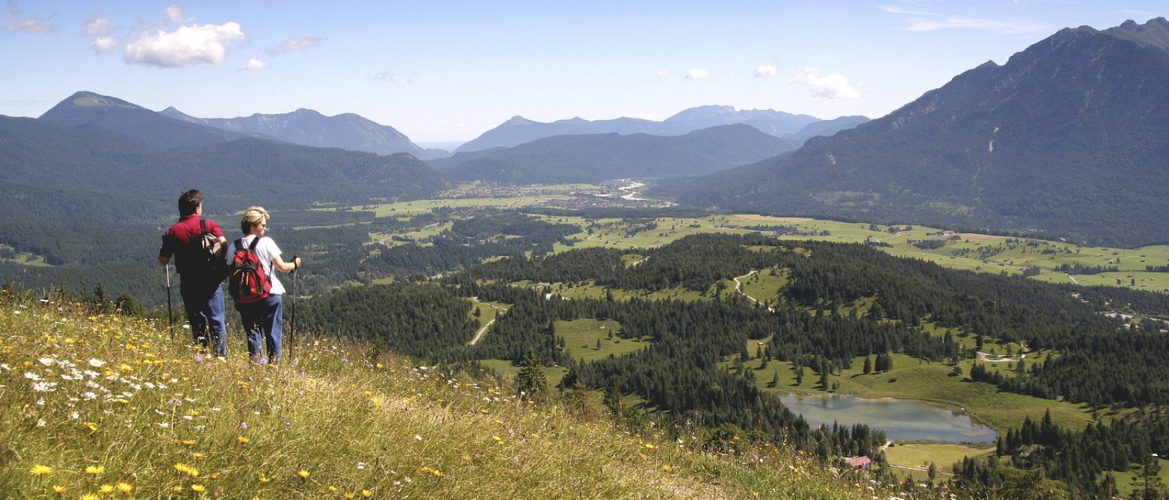 Aussicht vom  Kranzberg, © Alpenwelt Karwendel | Rudolf Pohmann